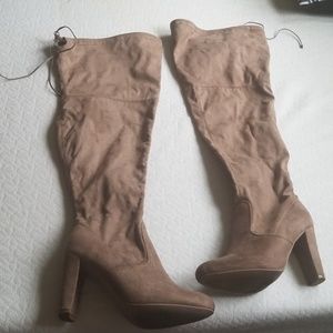 Nude- Thigh high Boots